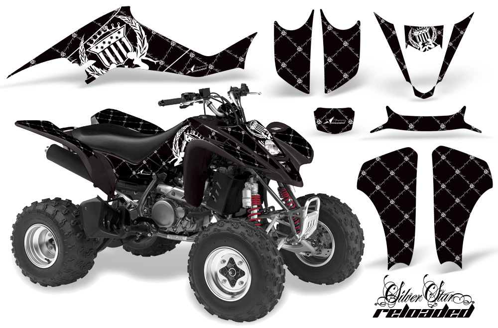 Suzuki LTZ 400 03-08 Graphics Reloaded WhiteBlackBG